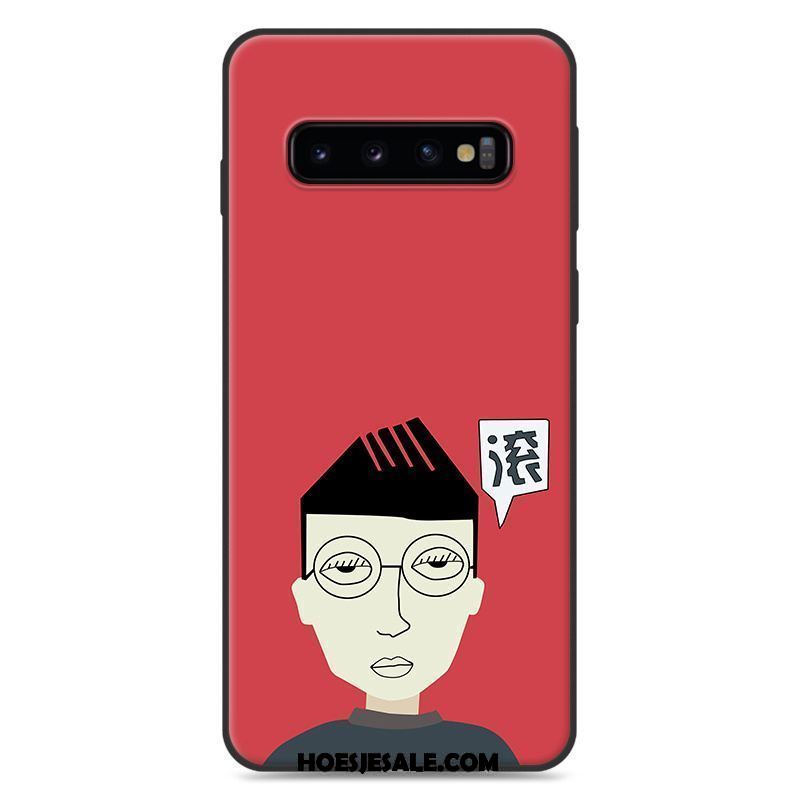 Samsung Galaxy S10+ Hoesje Spotprent Anti-fall Scheppend Siliconenhoesje Ster