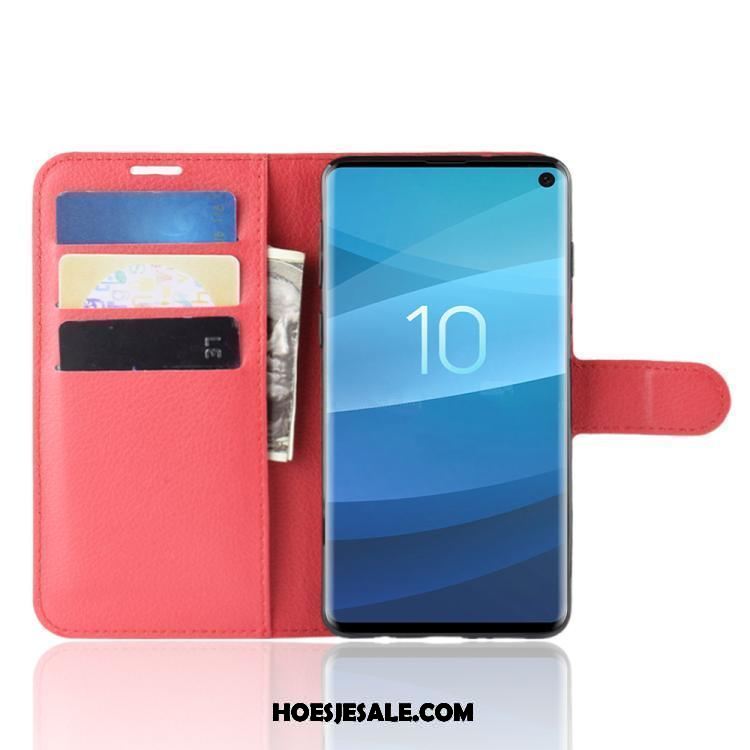 Samsung Galaxy S10+ Hoesje Ster Zwart Bescherming Kaart Bedrijf Kopen