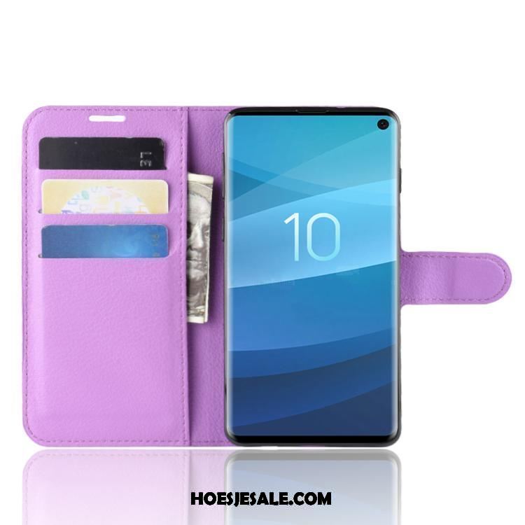 Samsung Galaxy S10+ Hoesje Ster Zwart Bescherming Kaart Bedrijf Kopen