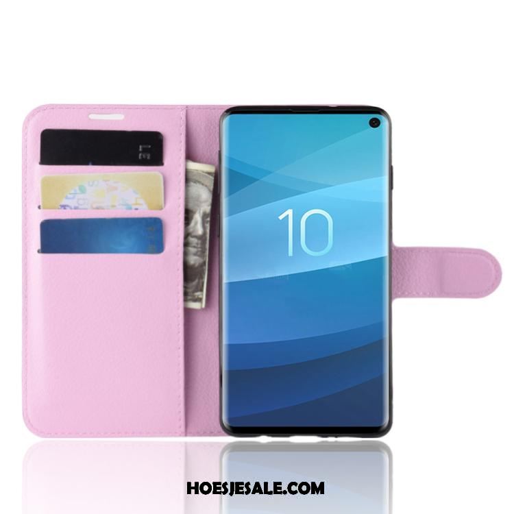 Samsung Galaxy S10+ Hoesje Ster Zwart Bescherming Kaart Bedrijf Kopen