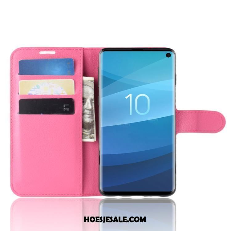 Samsung Galaxy S10+ Hoesje Ster Zwart Bescherming Kaart Bedrijf Kopen