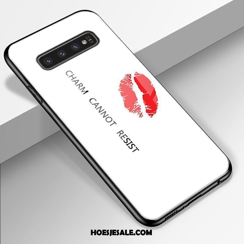 Samsung Galaxy S10+ Hoesje Trend Hoes Persoonlijk Glas Anti-fall Sale