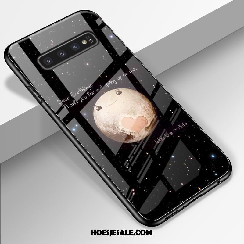 Samsung Galaxy S10+ Hoesje Trend Hoes Persoonlijk Glas Anti-fall Sale