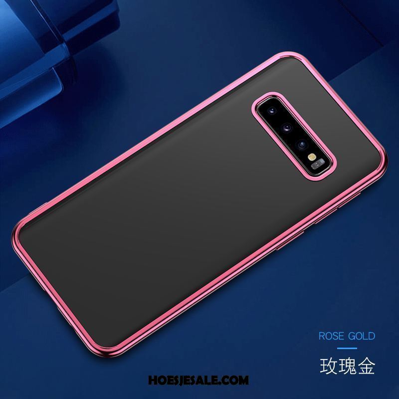 Samsung Galaxy S10+ Hoesje Trendy Merk Mobiele Telefoon Scheppend Persoonlijk Geel Online