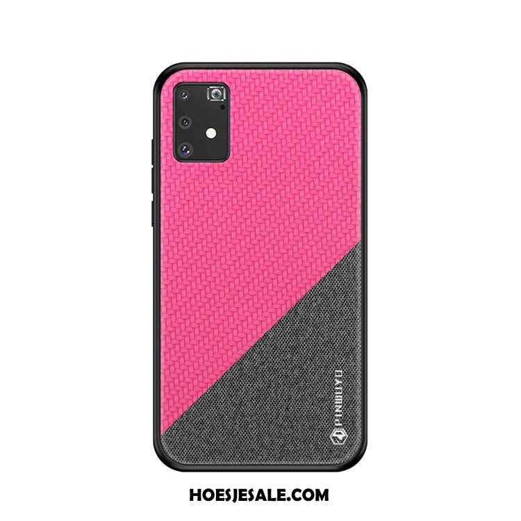 Samsung Galaxy S10 Lite Hoesje All Inclusive Leren Etui Roze Anti-fall Mobiele Telefoon Kopen