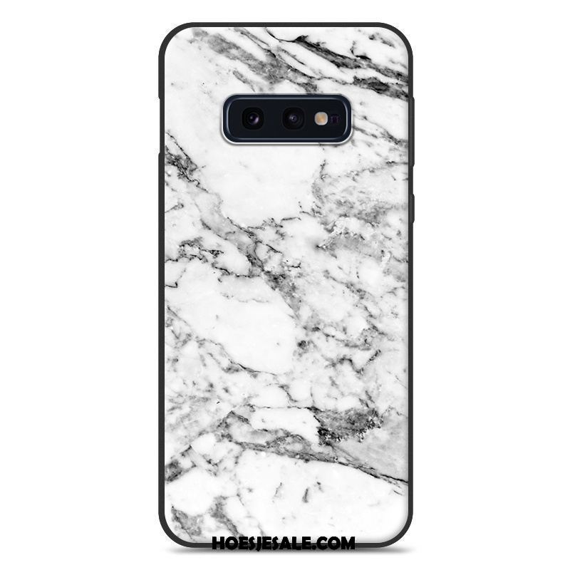 Samsung Galaxy S10e Hoesje Anti-fall Houtnerf Blauw Trend Mobiele Telefoon Kopen