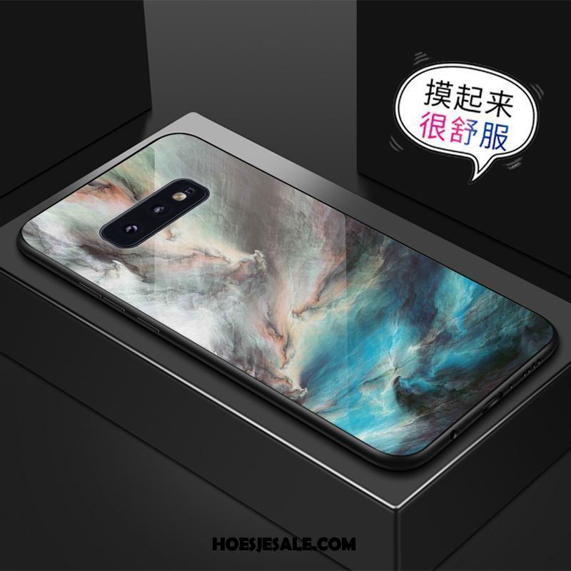 Samsung Galaxy S10e Hoesje Anti-fall Patroon Ster Glas Mobiele Telefoon Kopen