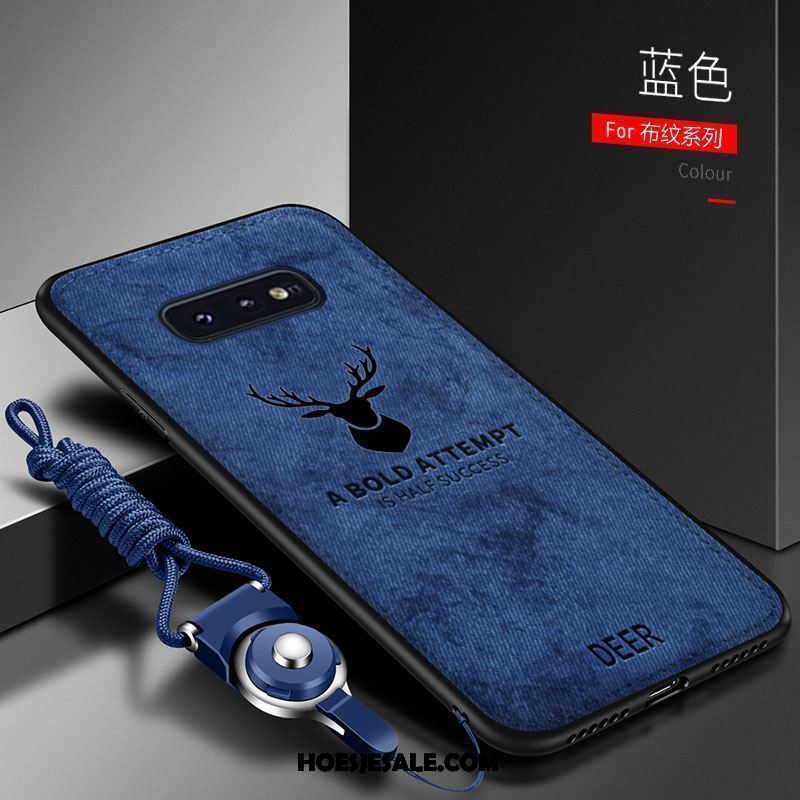 Samsung Galaxy S10e Hoesje Bescherming Blauw Hoes Zacht All Inclusive Sale