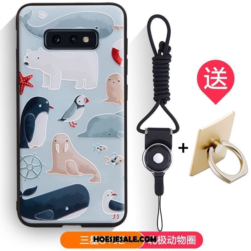 Samsung Galaxy S10e Hoesje Bescherming Ster Siliconen Trendy Merk Mobiele Telefoon Online