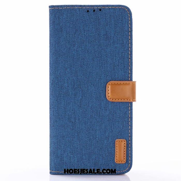 Samsung Galaxy S10e Hoesje Folio Hoes Ster Mobiele Telefoon Blauw Goedkoop