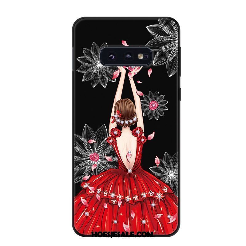 Samsung Galaxy S10e Hoesje Groen Ster Zacht Hoes Persoonlijk Kopen