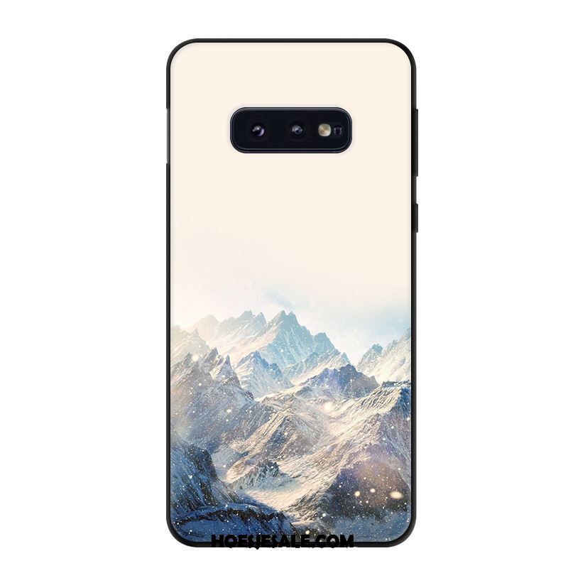 Samsung Galaxy S10e Hoesje Groen Zacht Hoes Ster Mobiele Telefoon Goedkoop