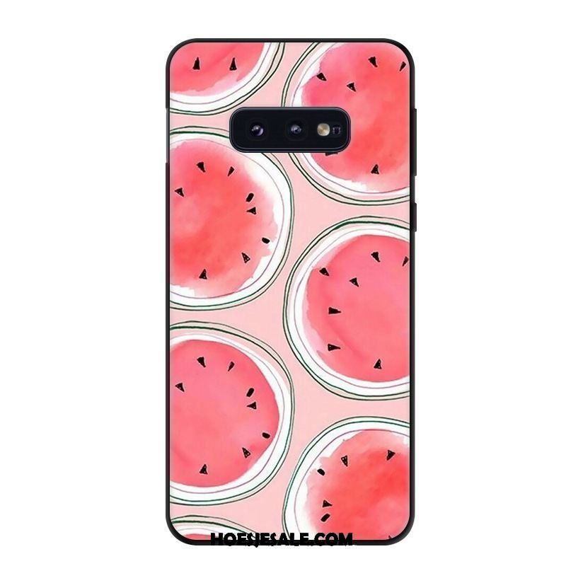 Samsung Galaxy S10e Hoesje Groen Zacht Hoes Ster Mobiele Telefoon Goedkoop