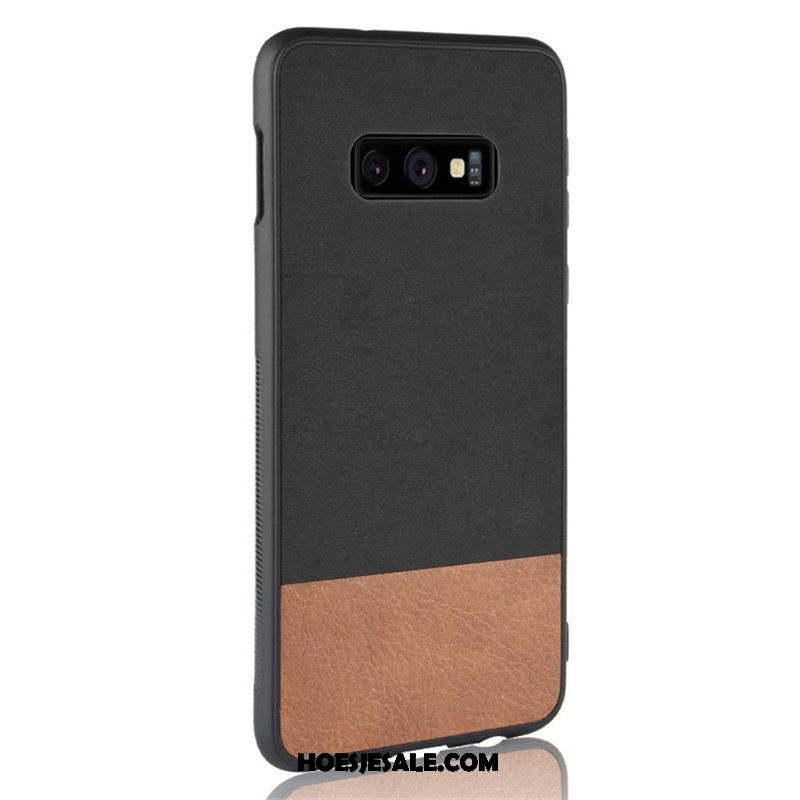 Samsung Galaxy S10e Hoesje Hoes Denim Mobiele Telefoon Gemengde Kleuren All Inclusive Winkel