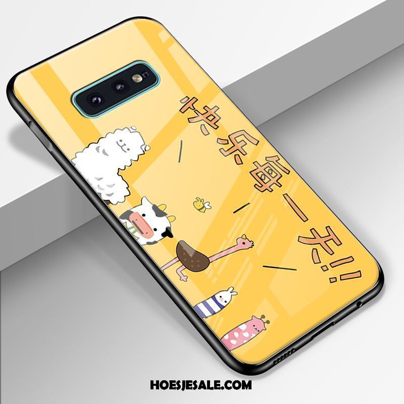 Samsung Galaxy S10e Hoesje Jeugd Spiegel Mode Zacht Hoes