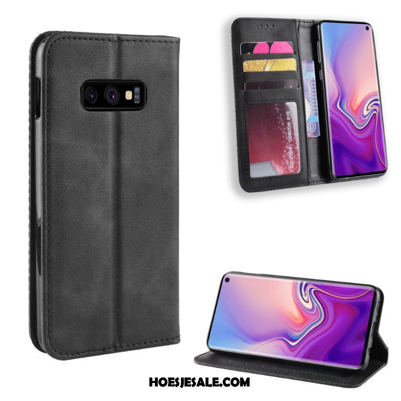 Samsung Galaxy S10e Hoesje Kaart Leren Etui Mobiele Telefoon Anti-fall Bescherming Kopen