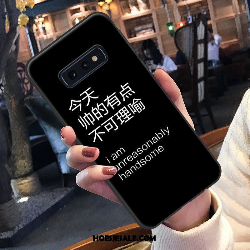 Samsung Galaxy S10e Hoesje Mobiele Telefoon Lovers Zwart Hoes Persoonlijk Kopen