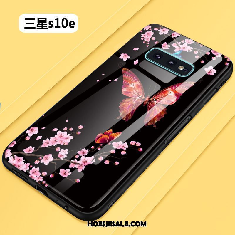 Samsung Galaxy S10e Hoesje Persoonlijk Ster Hoes Hard Rood Sale