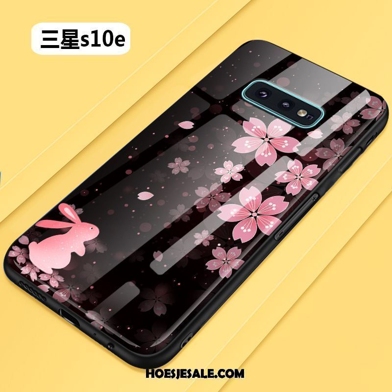 Samsung Galaxy S10e Hoesje Persoonlijk Ster Hoes Hard Rood Sale