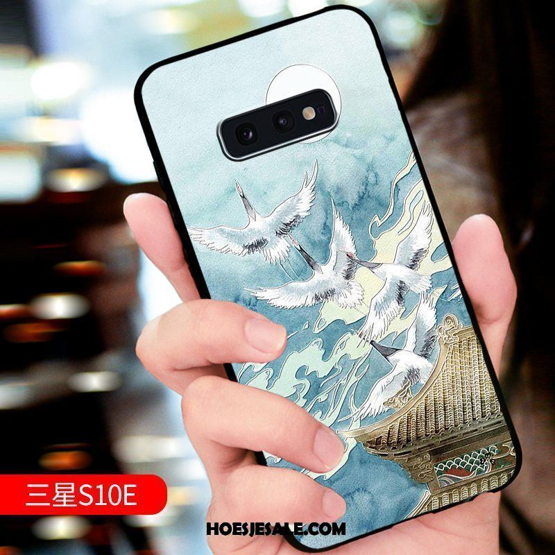 Samsung Galaxy S10e Hoesje Reliëf Bescherming All Inclusive Hoes Trend Online