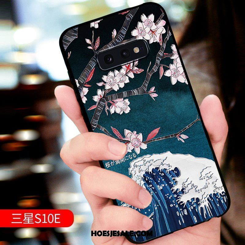 Samsung Galaxy S10e Hoesje Reliëf Bescherming All Inclusive Hoes Trend Online