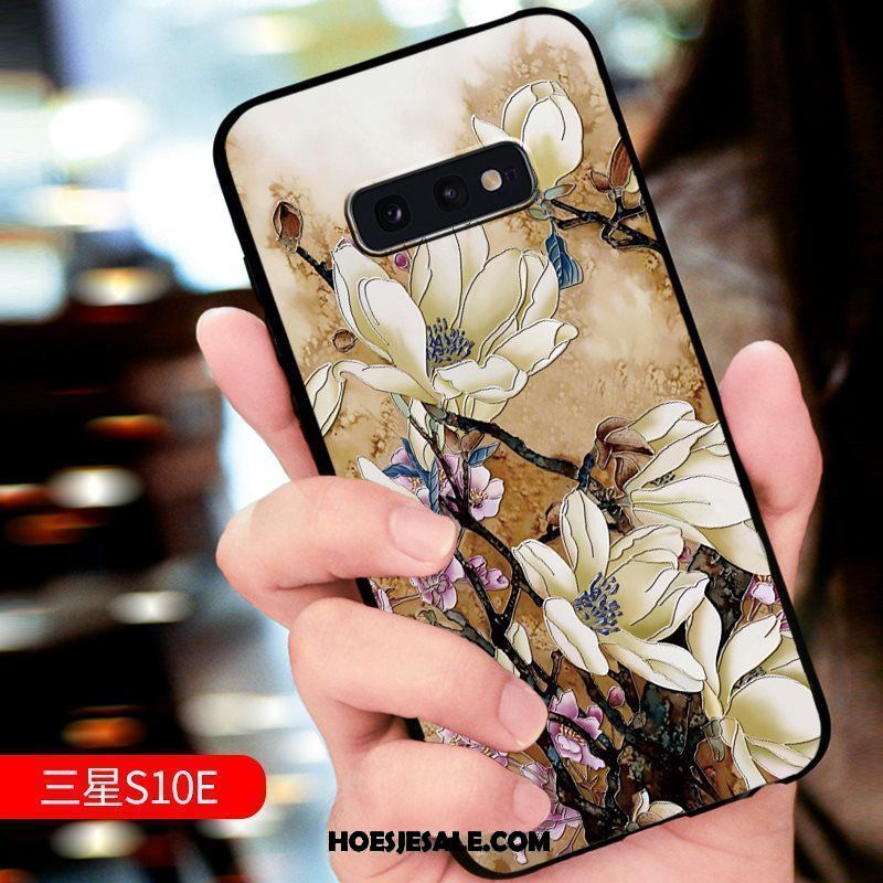 Samsung Galaxy S10e Hoesje Reliëf Bescherming All Inclusive Hoes Trend Online