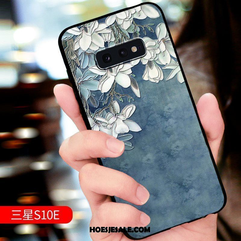 Samsung Galaxy S10e Hoesje Reliëf Bescherming All Inclusive Hoes Trend Online