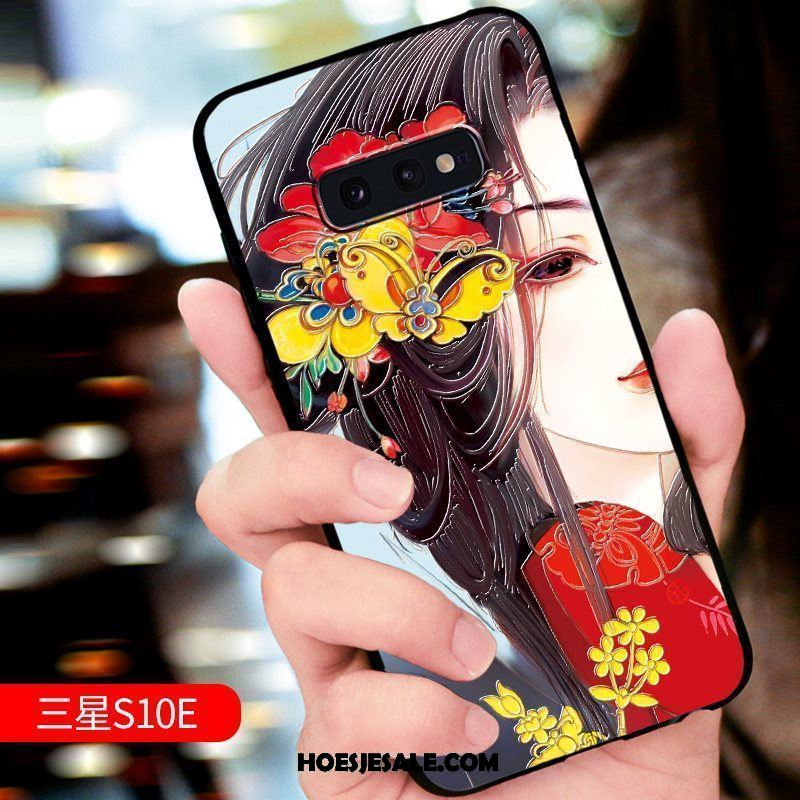 Samsung Galaxy S10e Hoesje Reliëf Bescherming All Inclusive Hoes Trend Online