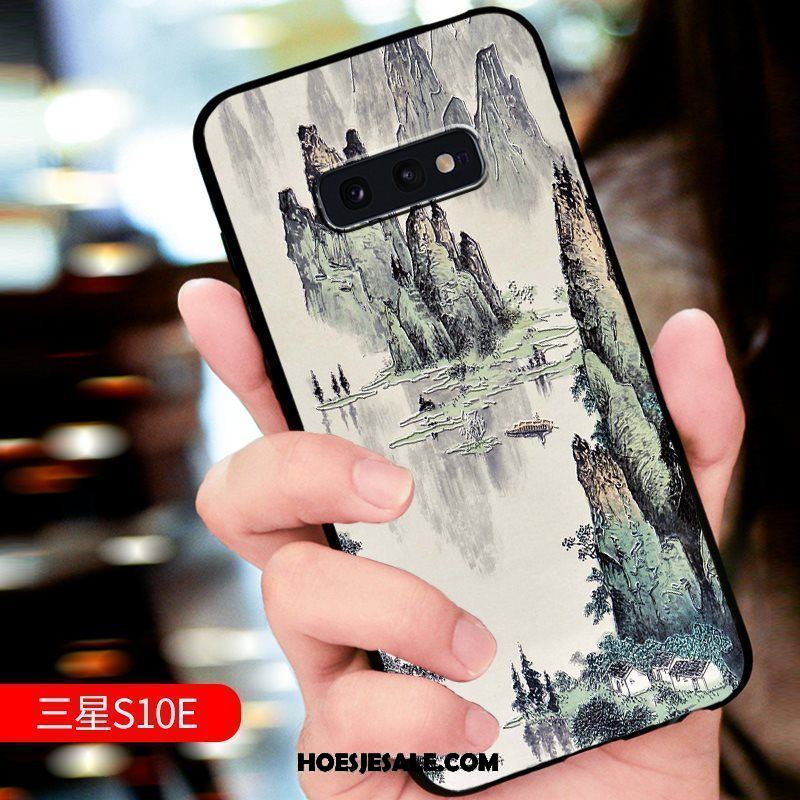 Samsung Galaxy S10e Hoesje Reliëf Bescherming All Inclusive Hoes Trend Online