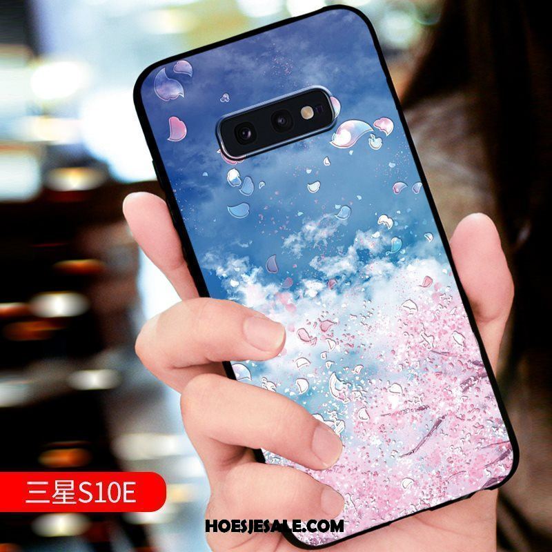 Samsung Galaxy S10e Hoesje Reliëf Bescherming All Inclusive Hoes Trend Online