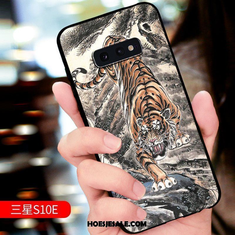 Samsung Galaxy S10e Hoesje Reliëf Bescherming All Inclusive Hoes Trend Online