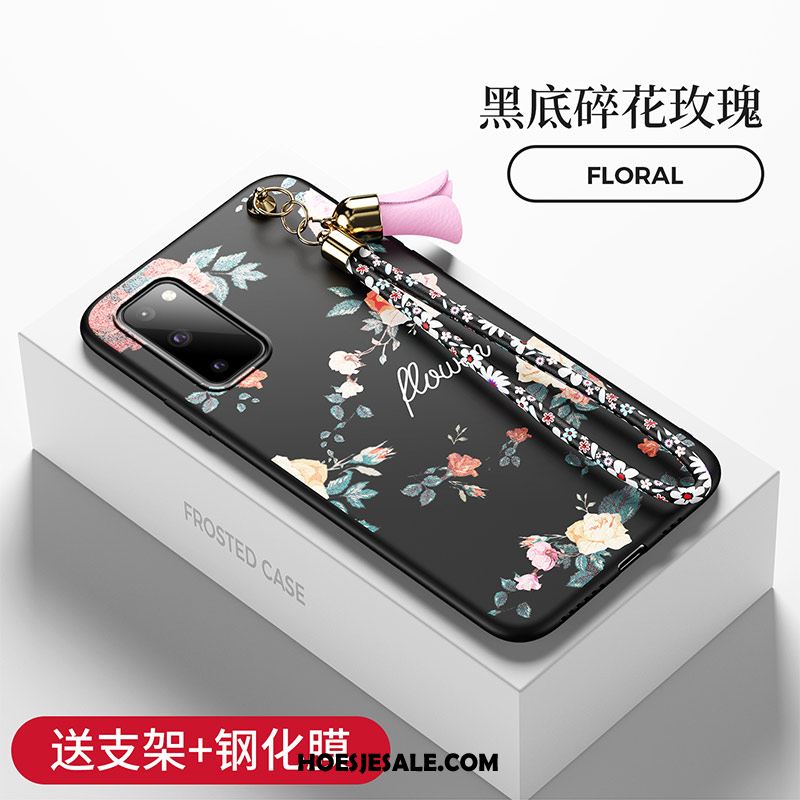 Samsung Galaxy S20 Hoesje Bloemen Persoonlijk Mobiele Telefoon Geschilderd Trendy Merk Goedkoop