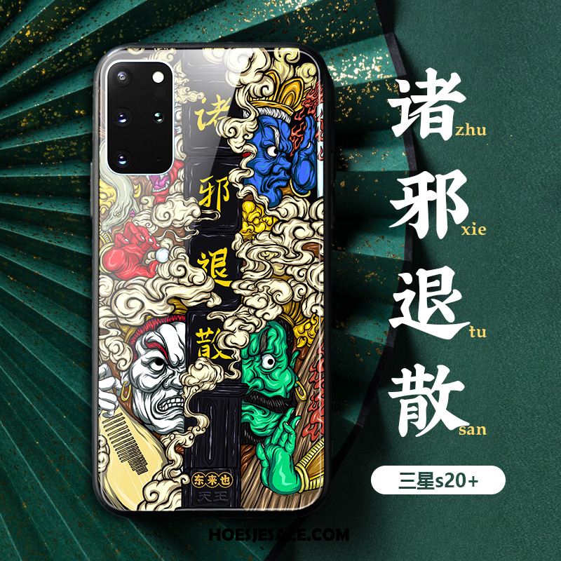 Samsung Galaxy S20+ Hoesje Groen Ster Chinese Stijl Anti-fall Mobiele Telefoon Online