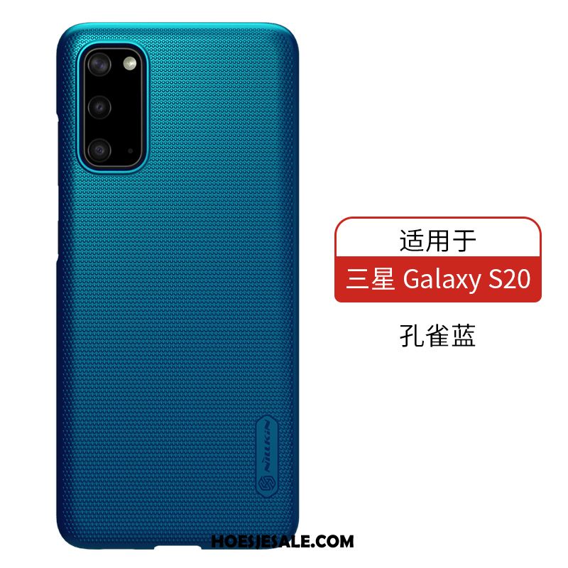 Samsung Galaxy S20 Hoesje Hoes Bescherming Anti-fall Hard Blauw Kopen