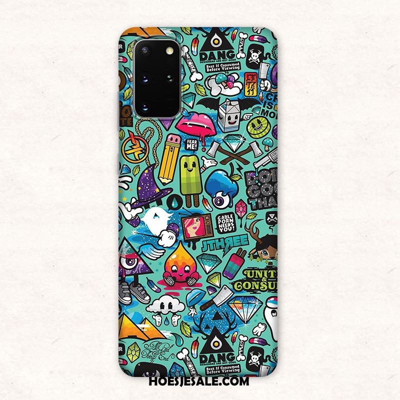 Samsung Galaxy S20+ Hoesje Zacht Patroon Nieuw Trendy Merk Graffiti Sale