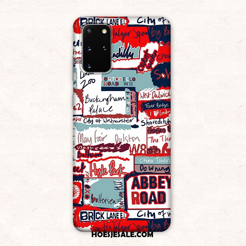 Samsung Galaxy S20+ Hoesje Zacht Patroon Nieuw Trendy Merk Graffiti Sale