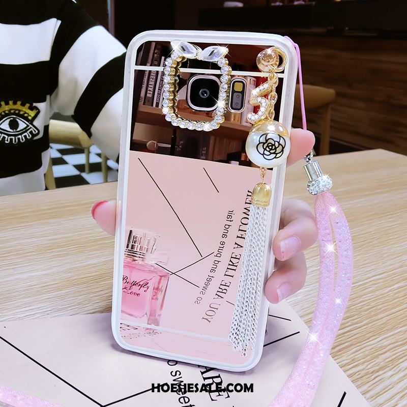 Samsung Galaxy S6 Edge Hoesje Hanger Met Strass Mobiele Telefoon Roze Hoes Kopen