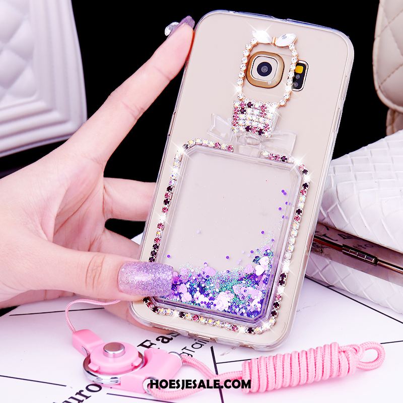 Samsung Galaxy S6 Edge Hoesje Met Strass Hoes Mobiele Telefoon Zacht Bescherming Goedkoop