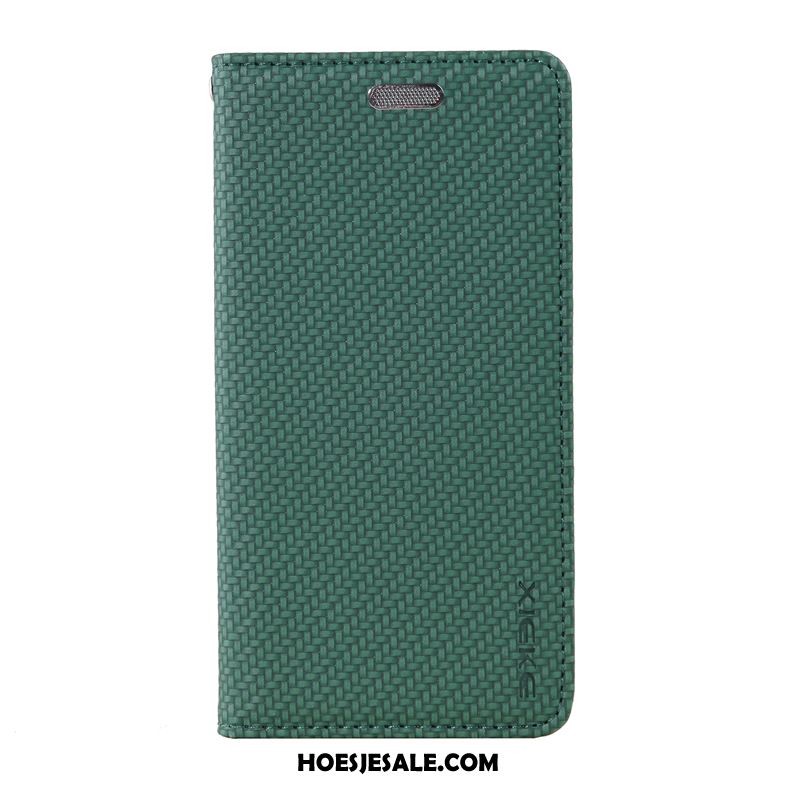 Samsung Galaxy S6 Edge Hoesje Mobiele Telefoon Leren Etui Groen Anti-fall Hanger Sale