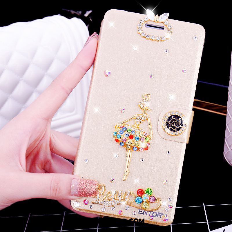 Samsung Galaxy S6 Edge Hoesje Roze Folio Ster Mobiele Telefoon Strass Kopen