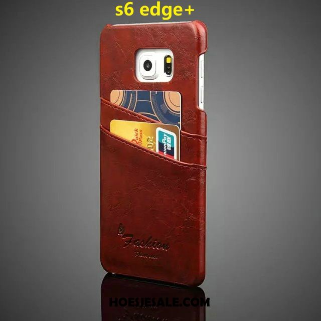 Samsung Galaxy S6 Edge Hoesje Trend Echt Leer Hoes Mobiele Telefoon Bescherming Korting