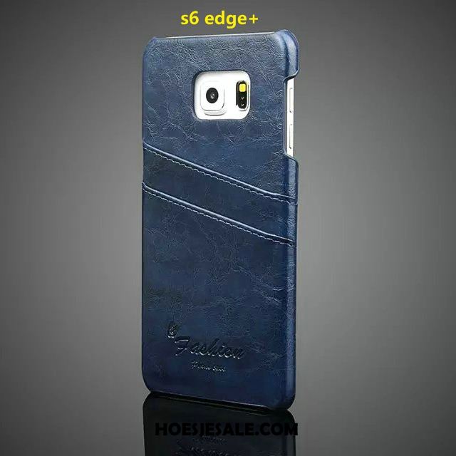 Samsung Galaxy S6 Edge Hoesje Trend Echt Leer Hoes Mobiele Telefoon Bescherming Korting