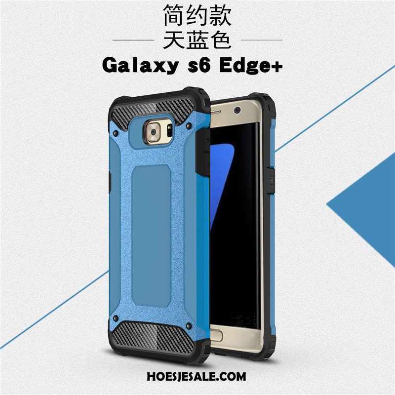 Samsung Galaxy S6 Edge Hoesje Zwart Trend Siliconen Net Red Persoonlijk Kopen