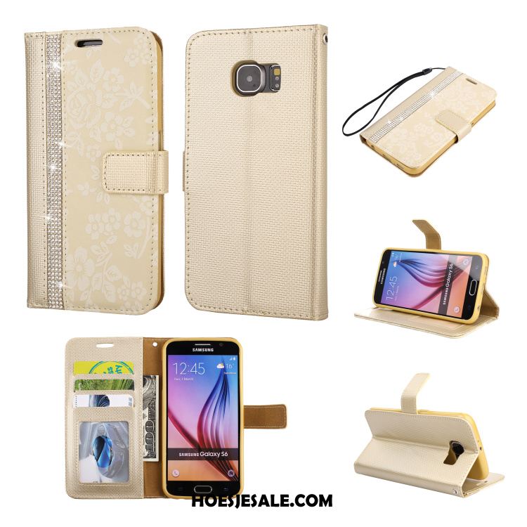 Samsung Galaxy S6 Hoesje Anti-fall All Inclusive Ster Siliconen Diepe Kleur Sale