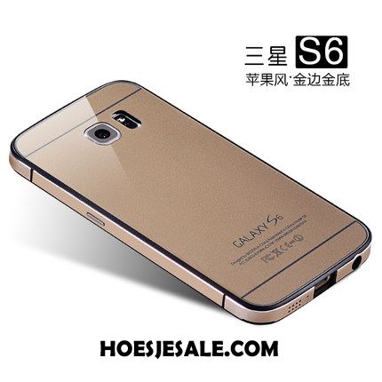 Samsung Galaxy S6 Hoesje Bescherming Hoes Mobiele Telefoon Achterklep Metaal Sale