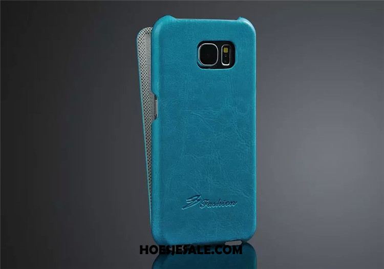 Samsung Galaxy S6 Hoesje Bescherming Mobiele Telefoon Clamshell Ster Echt Leer Sale