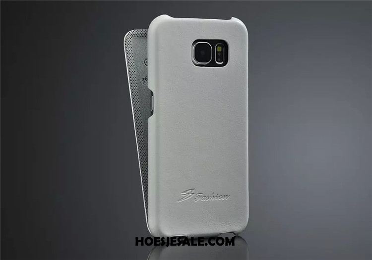 Samsung Galaxy S6 Hoesje Bescherming Mobiele Telefoon Clamshell Ster Echt Leer Sale