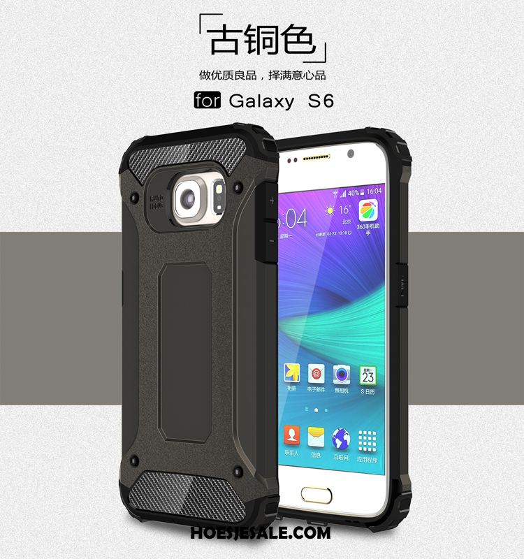 Samsung Galaxy S6 Hoesje Bescherming Mobiele Telefoon Ster Hoes Anti-fall Korting