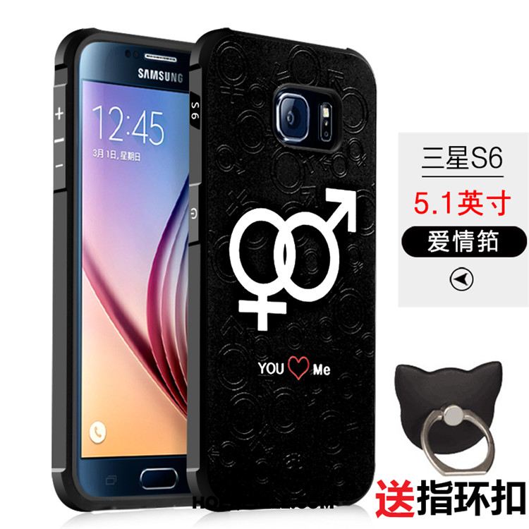 Samsung Galaxy S6 Hoesje Dun Ster Reliëf Mobiele Telefoon Trend Sale