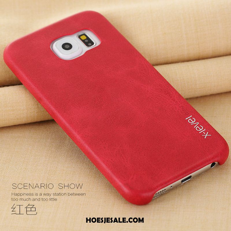 Samsung Galaxy S6 Hoesje Leren Etui Anti-fall Bescherming Nieuw Mobiele Telefoon Sale